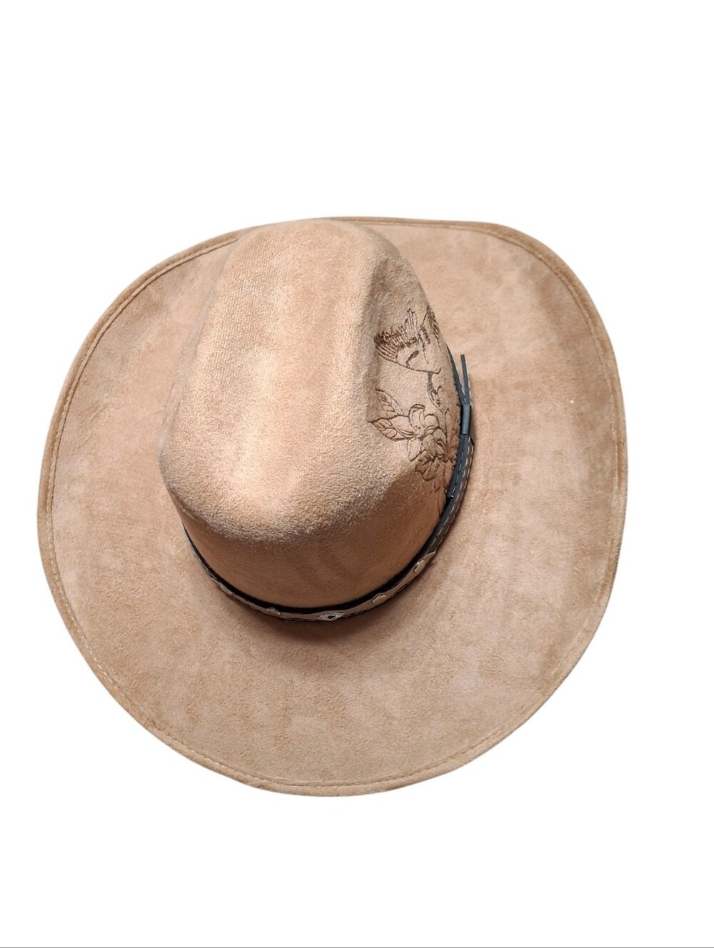 Custom made Bolo hat womens sz medium  New  Tan